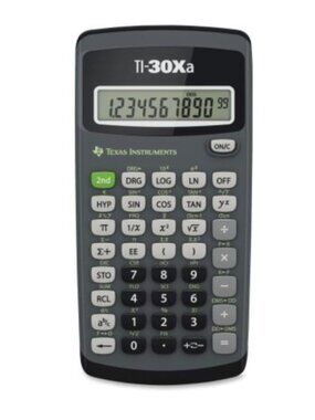 2pcs. Texas Instruments TI-30Xa Battery-Powered Scientific Calculator 1-Line Dis
